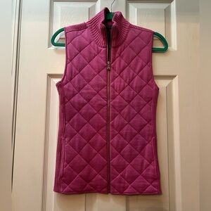 Lauren Ralph Lauren Fuchsia Quilted Vest